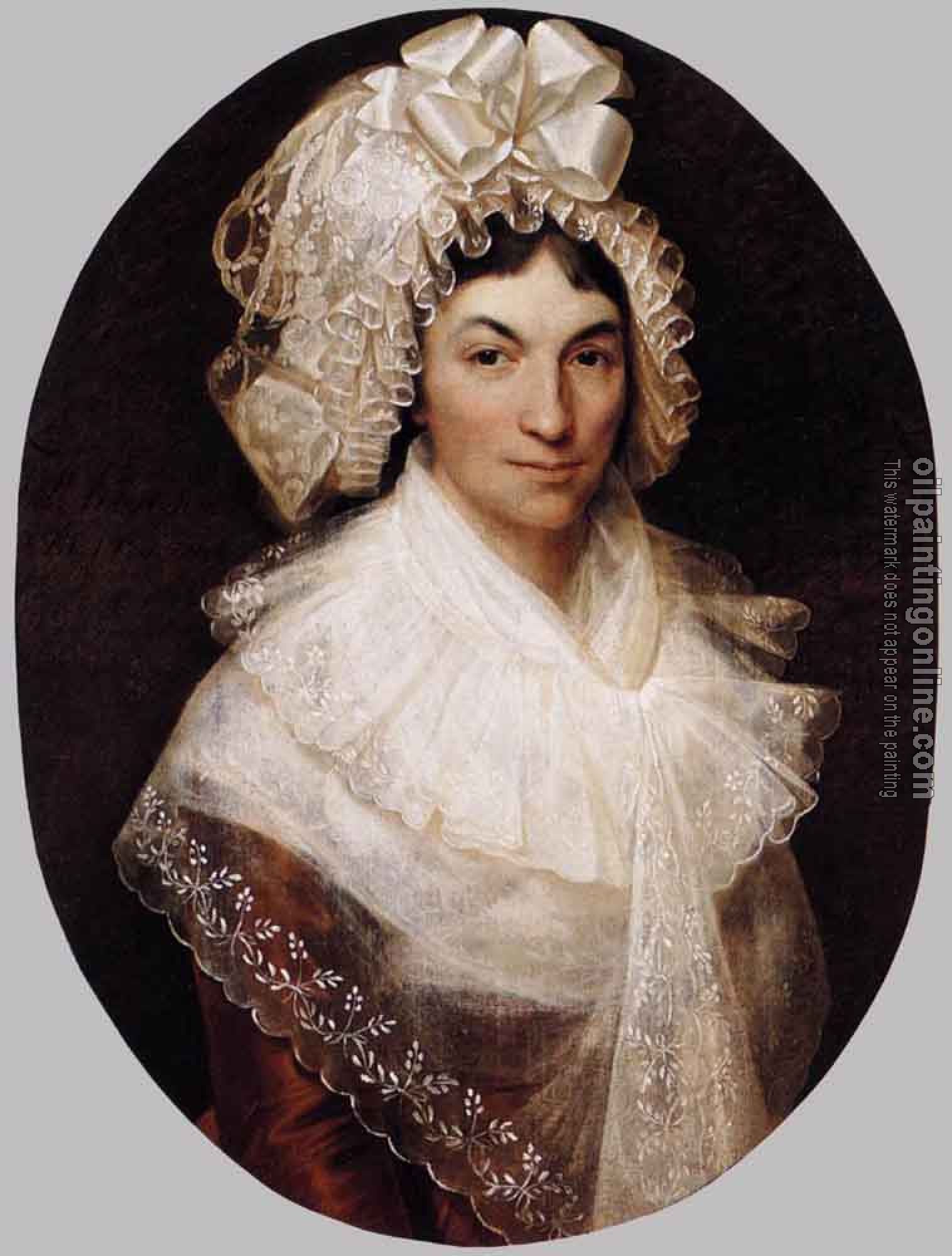 Francois-Joseph Kinsoen - Portrait Of Jeanne Bauwens van Peteghem